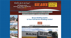 Desktop Screenshot of braunbuilding.com